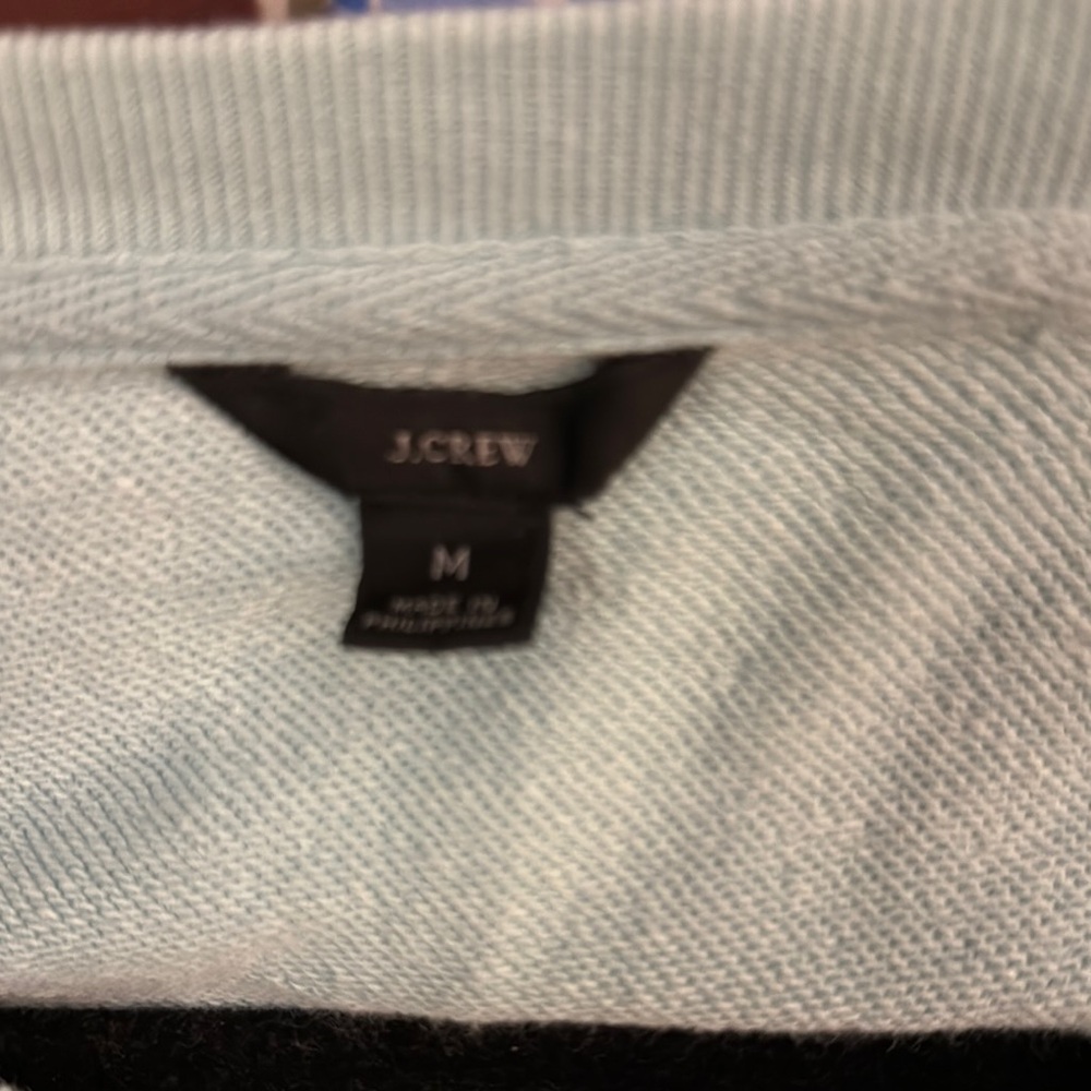 J.Crew Light Blue Sweater - Size M - Picture 2 of 3